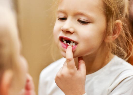 denti dei bambini